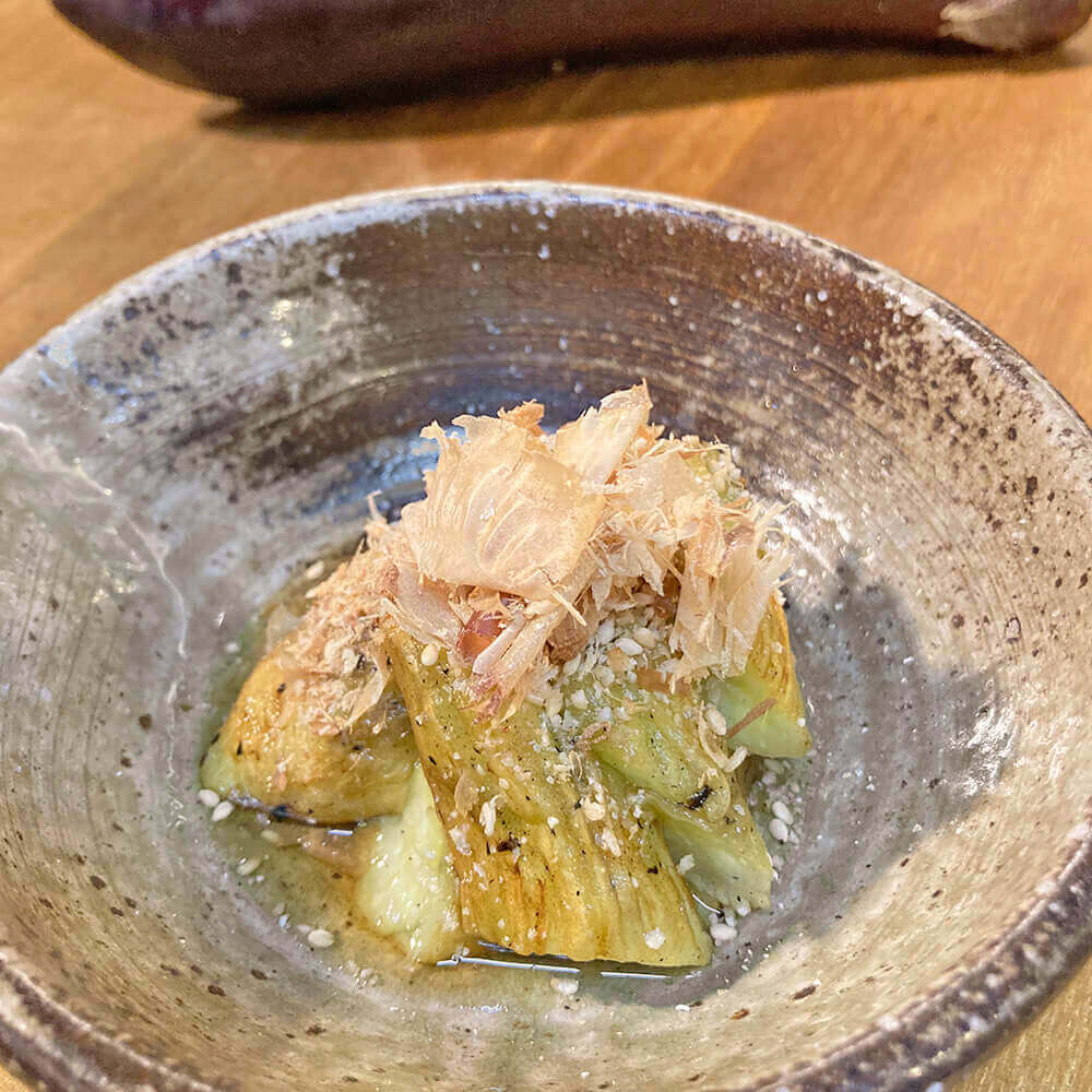 「焼きなす」日本の夏を感じる